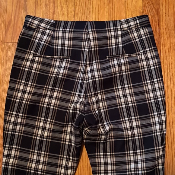 Zara Slim Plaid Dress Pants - Picture 5 of 7